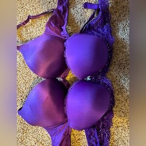 Victoria secret 36D purple bras